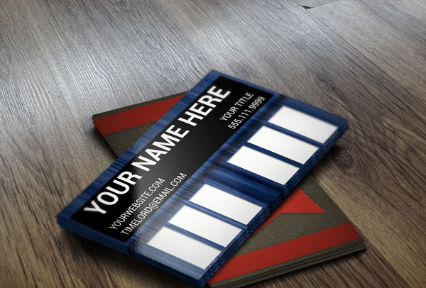 Doctor Who Tardis Business Card