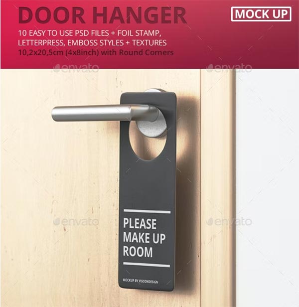 Door Hanger Mock-Up Template