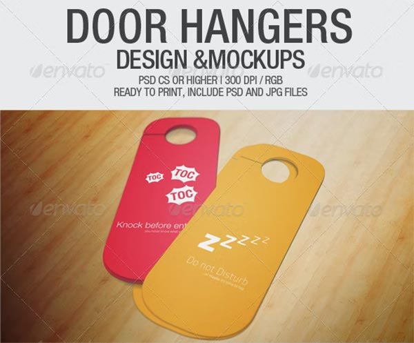 Door Hangers Template