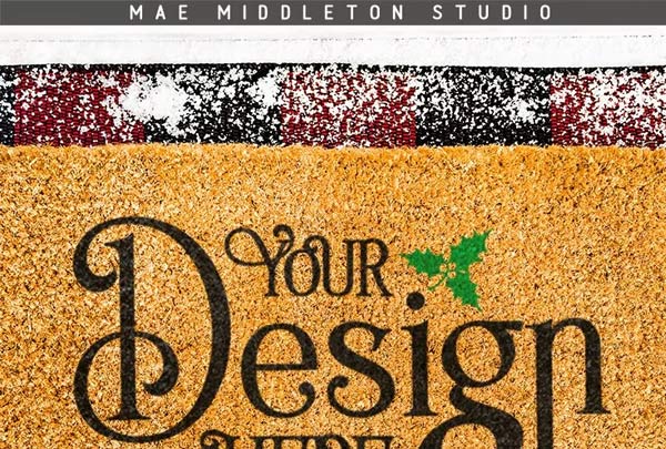 Doormat Vector Mockup