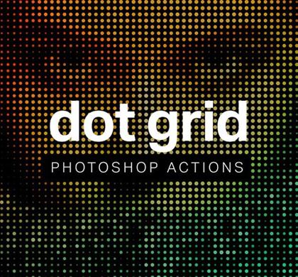 Dot Grid Photoshop Actions