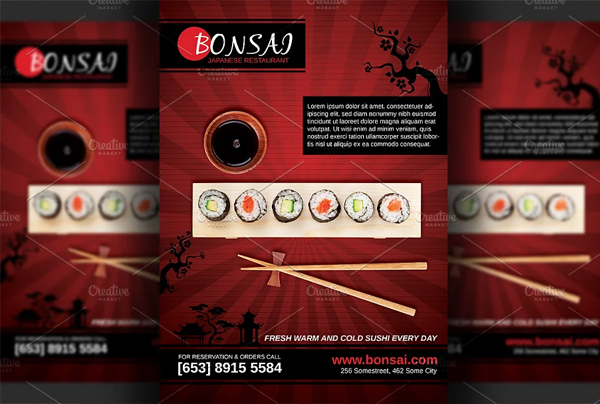 Download Japanese Food Flyer