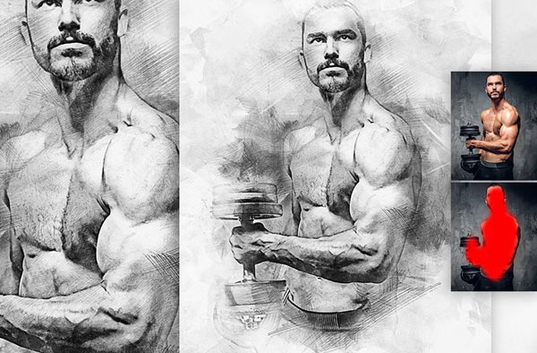 Download Hand Drawing Photoshop Actions