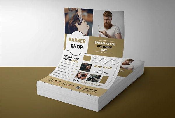 Download Men Barber Shop Flyer