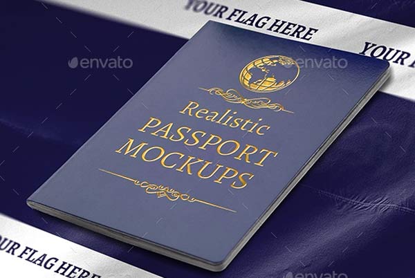 Download Realistic Passport Booklet Mockups