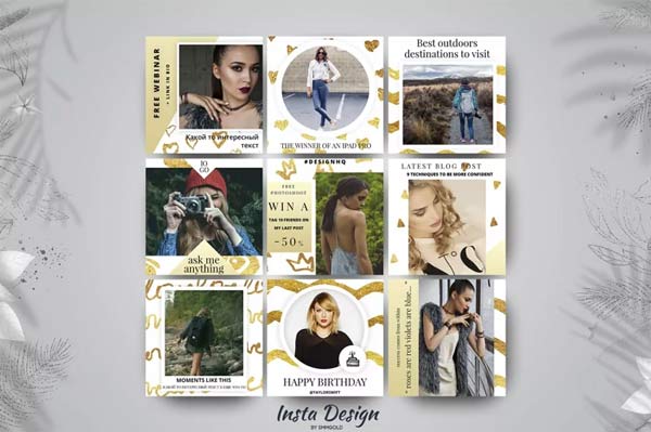 Downloadable Instagram Puzzle Templates