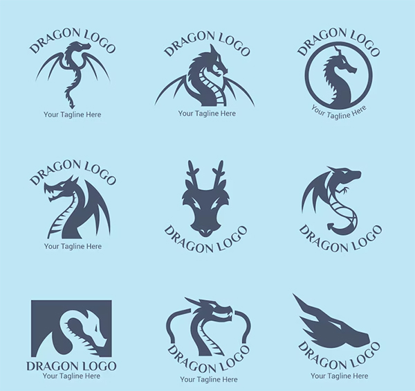 Dragon Design Logo Free Template