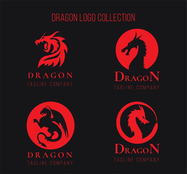 Dragon Logo Free PSD Template
