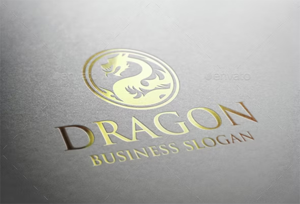 Dragon Logo PSD Template