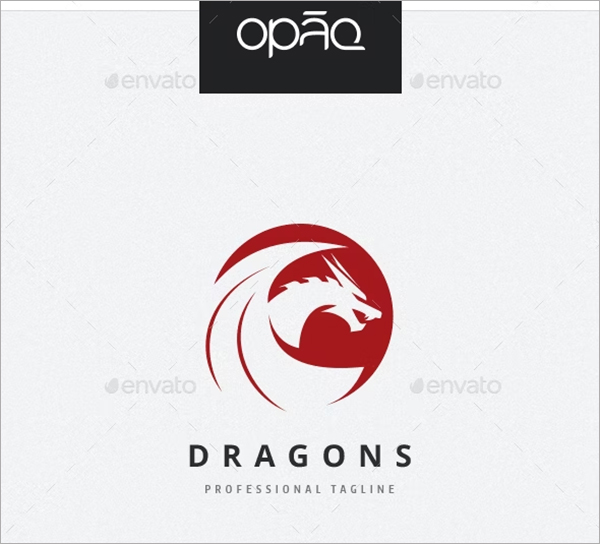 Dragons Logo PSD Design