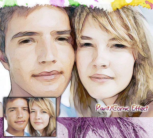 Draw Sketch Paint Effect Photoshop Action