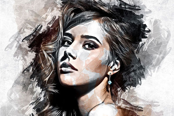Drawing Paint Photoshop Actions – Editable Free & Premium PSD, ABR, ATN, Vector, Formats Download