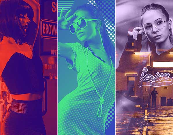 Duotone Photoshop Actions Bundle