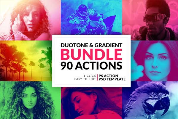 Duotone and Gradient Actions Bundle