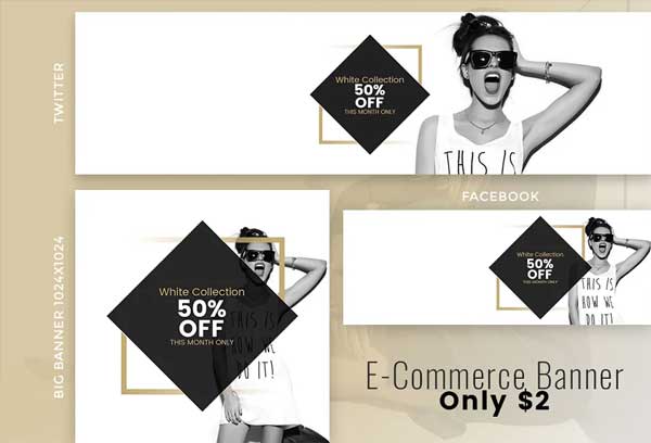 E-Commerce Social Banners