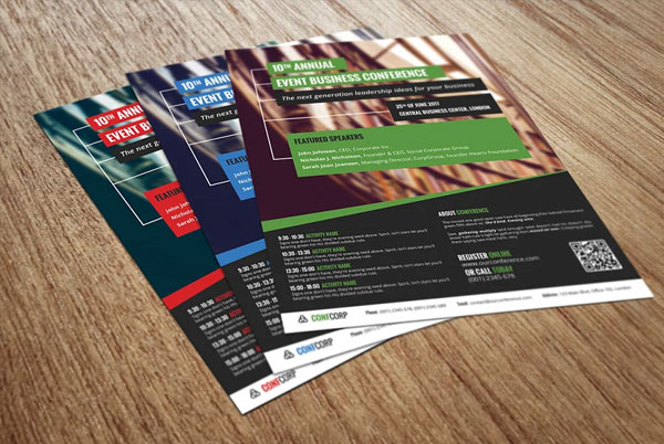 Editable Conference Event Flyer