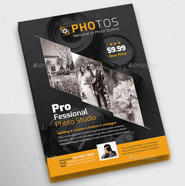 Editable Photography Flyer Template
