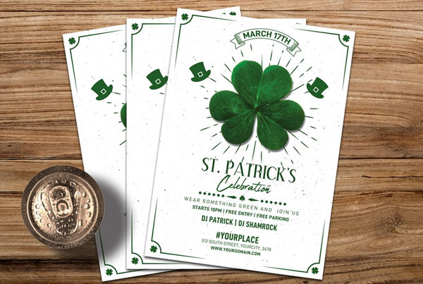 Editable St. Patricks Day Flyer