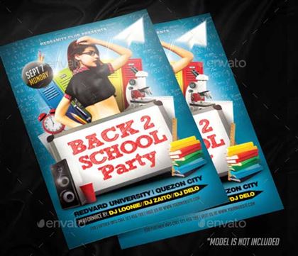 Editable Back To School Flyer Templates