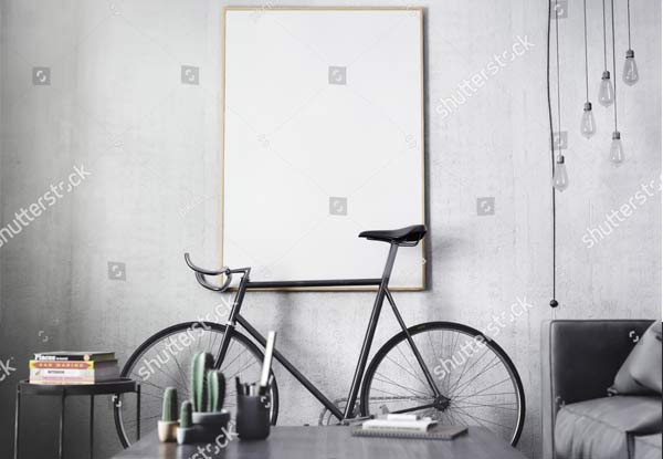 Editable Bicycle Mockups Free PSD Download