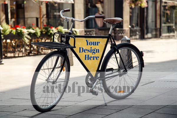 Editable Bicycle Mockups