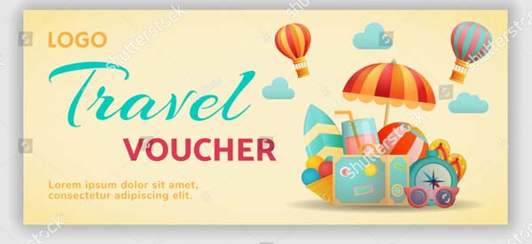 Editable Birthday Travel Voucher Template