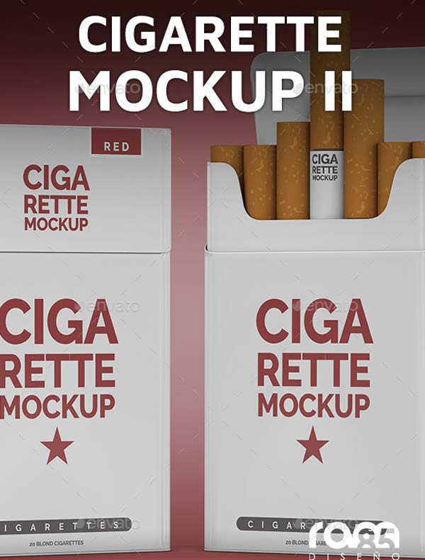 Editable Cigarette Mockups – Elegant Packaging for Premium Brands | Free & Premium PSD, AI, Vector, EPS, PNG, TIFF Formats Download