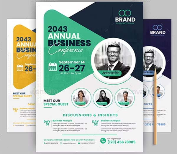 41+ Conference Flyer Templates | Free & Premium | Psd | Ai | Vector Formats Download