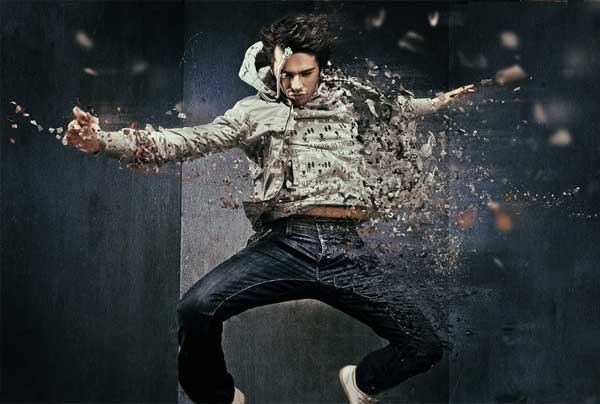 Editable Dispersion Photoshop Action