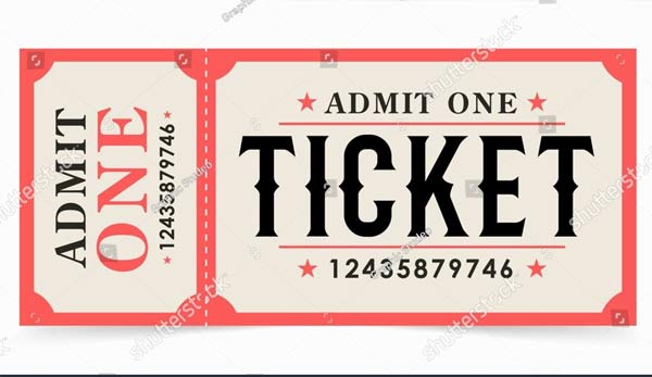 Editable Event Ticket Design Templates Free