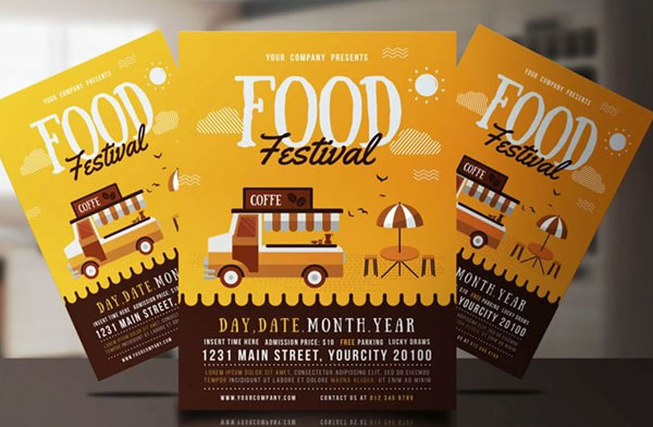 Editable Food Truck Menu Design Download