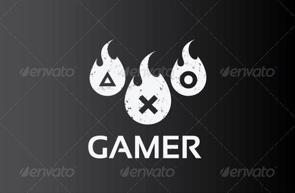 Editable Gamer Logo