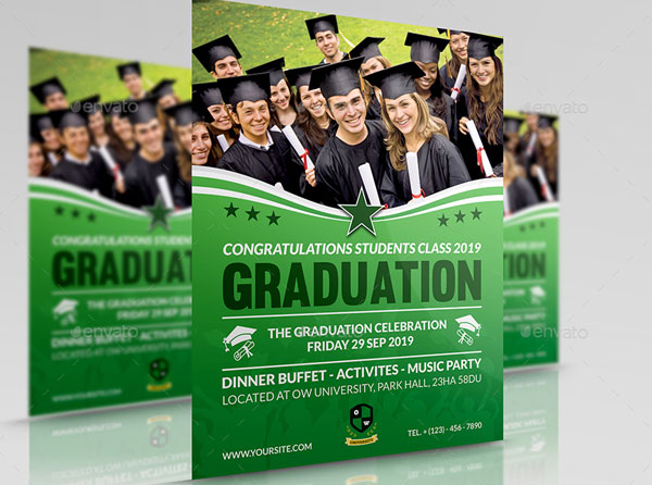 Editable Graduation Flyer Templates Download