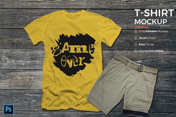 Editable Mesh Shorts Mockup Free