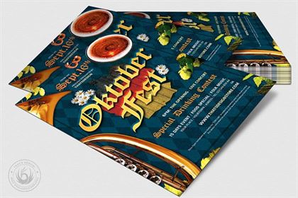 Editable Oktoberfest Flyer Template