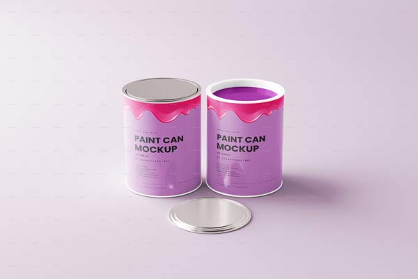 Editable Paint Mockup Free
