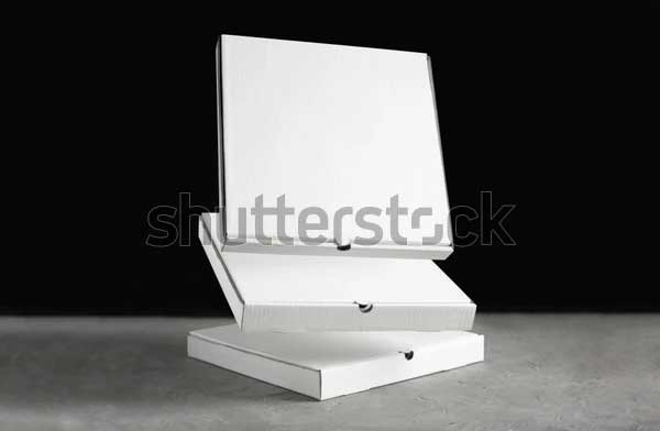 Editable Pizza Box Mockup Design