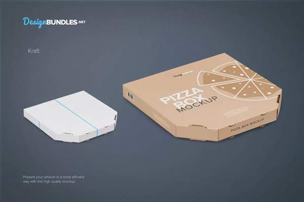 Editable Pizza Box Mockups