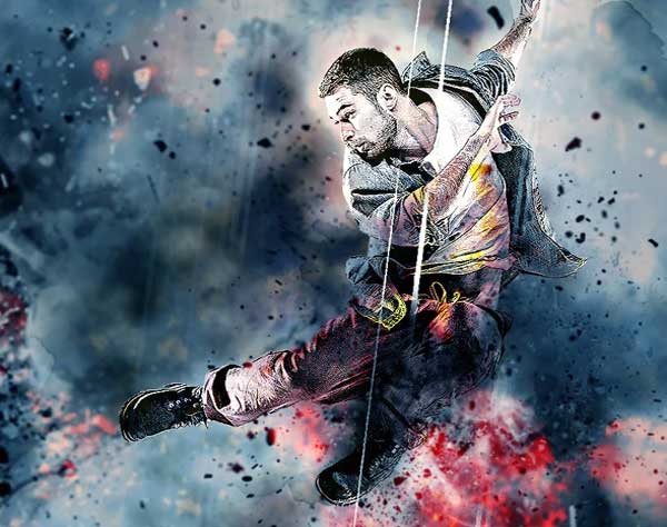 Editable SandStorm Photoshop Action