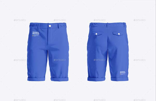 Editable Shorts Mockup