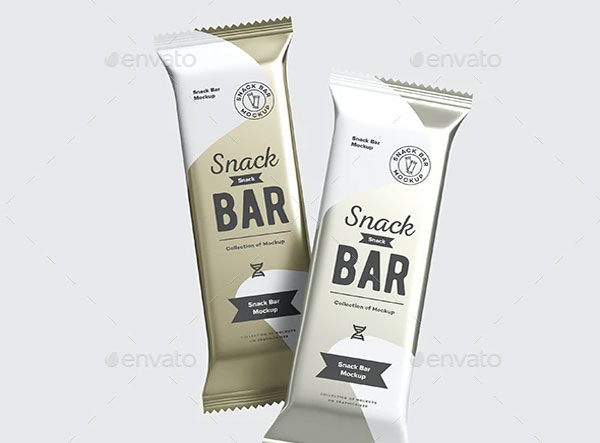 Editable Snack Bar Mock-up