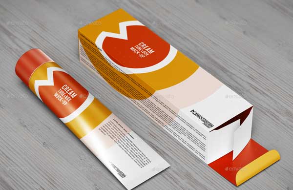 Editable Tube & Box Mockup Design