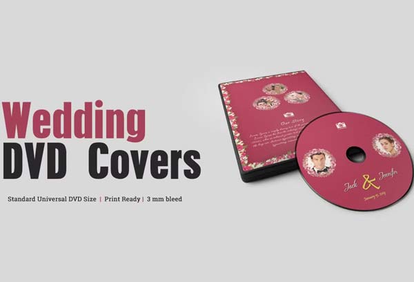 Editable Wedding DVD Cover Download