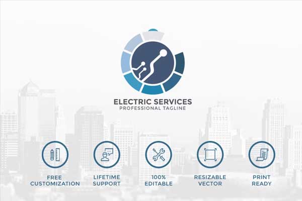 Electric Services Logo Templates
