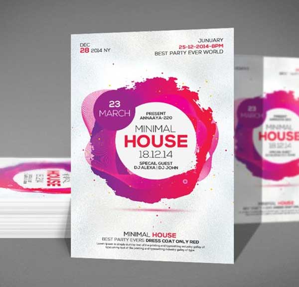 Minimal Dj Flyer Template