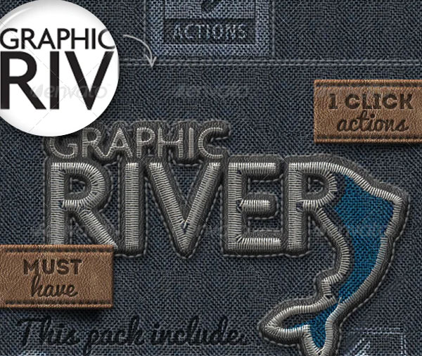 Embroidery and Stitching Photoshop Creation Kit