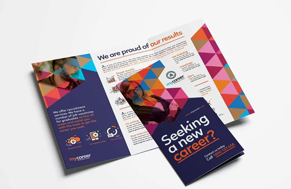 Wedding Agency Trifold Brochure Template
