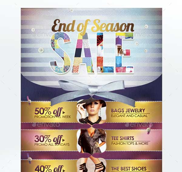 End of Season Sale Flyer Template