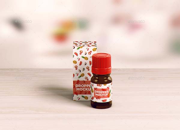 Euro Dropper Bottle Mockup