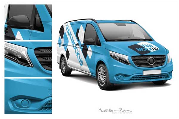 European Light Commercial Van Mockup